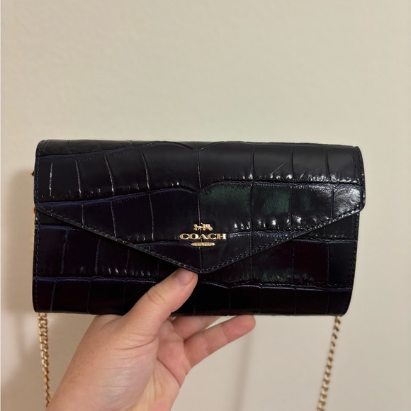 Coach Handbags - NWT Coach Leather Wallet on Chain